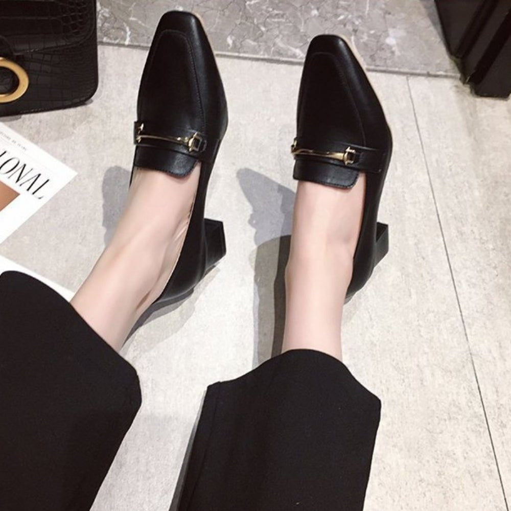 ビットヒールローファ|オフィスカジュアル レディース 通販【ミレジェネ】