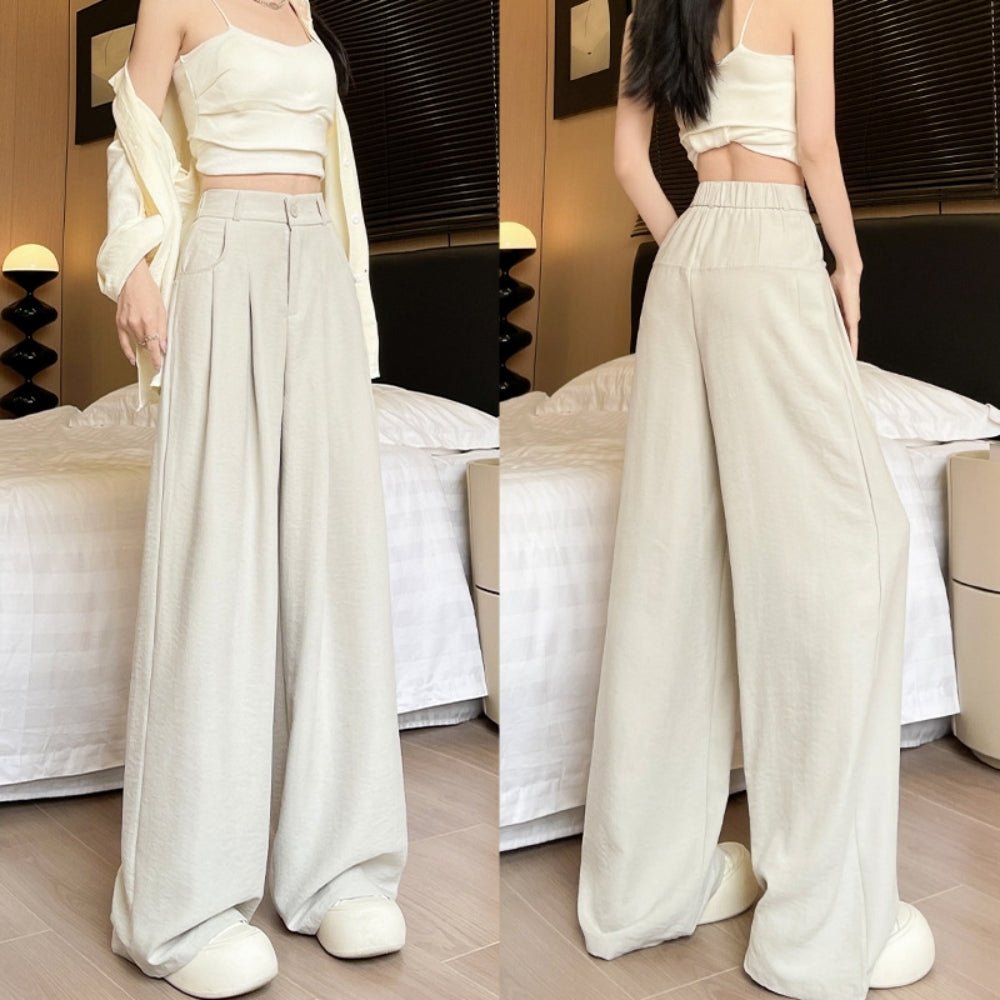 シャーベットカラーワイドパンツ|オフィスカジュアル レディース 通販【ミレジェネ】