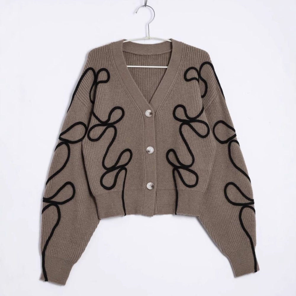 ナローリボンアクセントルーズカーディガン|オフィスカジュアル レディース 通販【ミレジェネ】