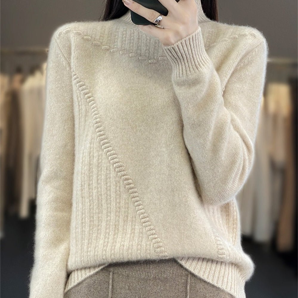 ハイネックニットセーター|オフィスカジュアル レディース 通販 Millennial Generation【ミレジェネ】