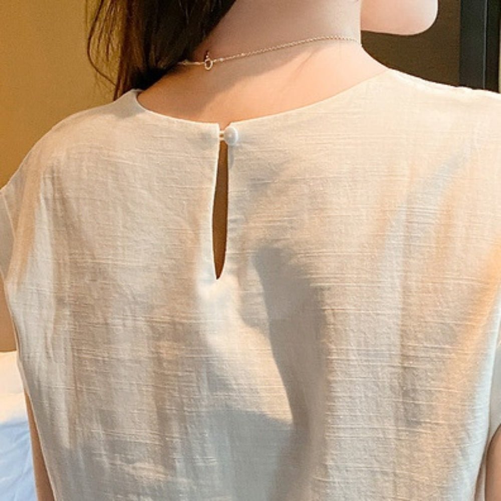 タック入り半袖トップス|オフィスカジュアル レディース 通販【ミレジェネ】