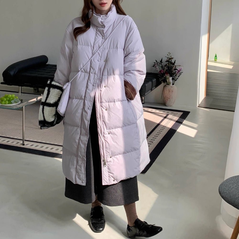 スタンド襟ダウンコート|オフィスカジュアル レディース 通販【ミレジェネ】