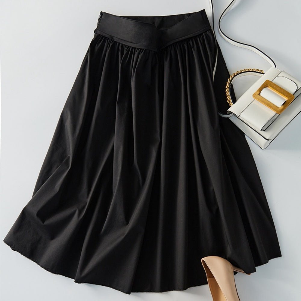 ウエストマークフレアスカート|オフィスカジュアル レディース 通販【ミレジェネ】