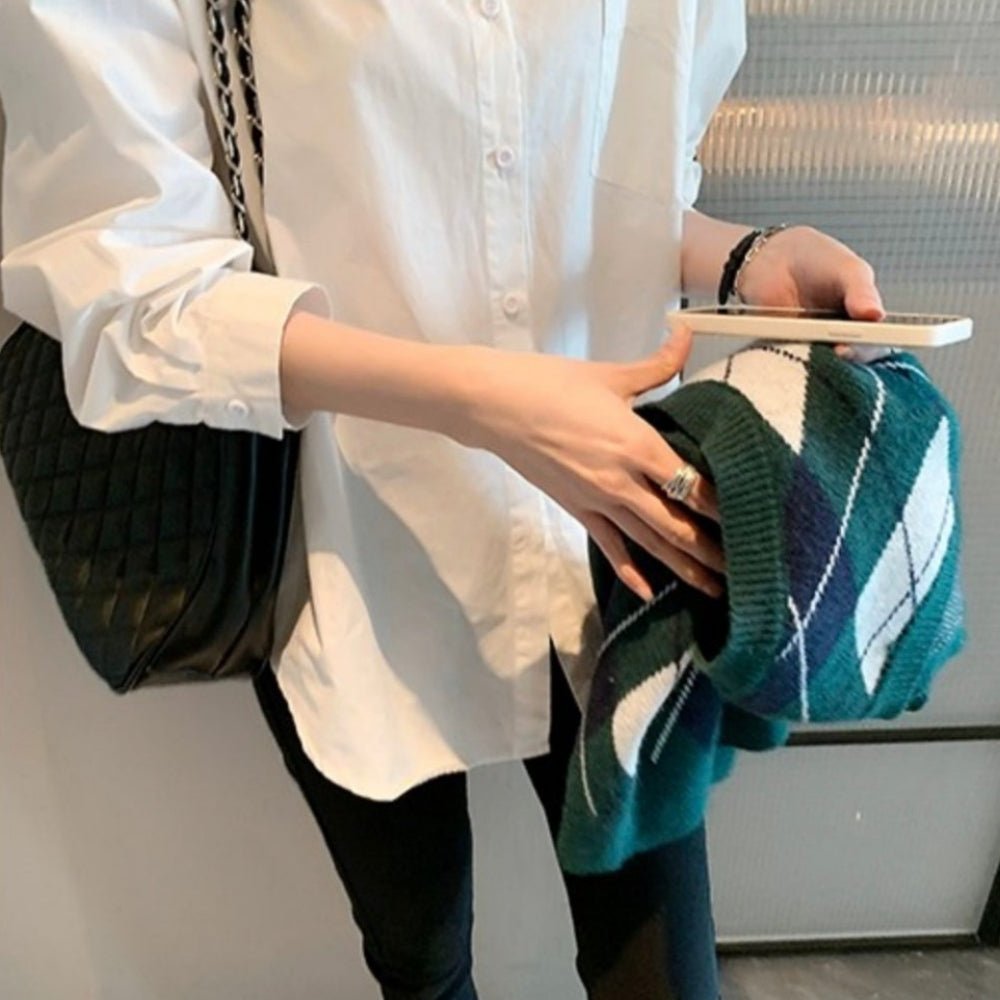 レギュラーカラーコットンシャツ|オフィスカジュアル レディース 通販【ミレジェネ】