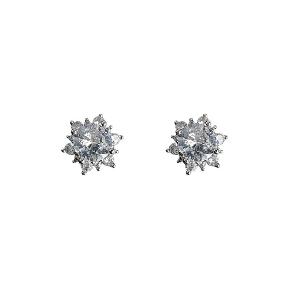 スノーフレークジルコンピアス|オフィスカジュアル レディース 通販【ミレジェネ】