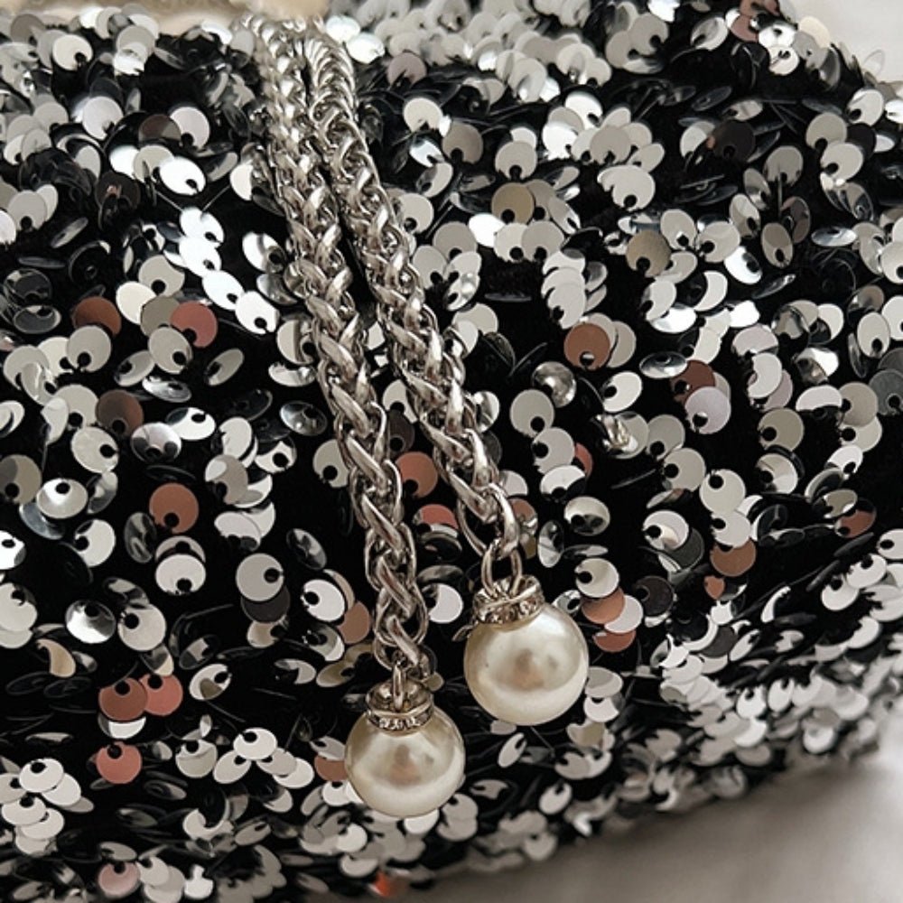 スパンコール巾着 ミニショルダーバッグ|オフィスカジュアル レディース 通販【ミレジェネ】