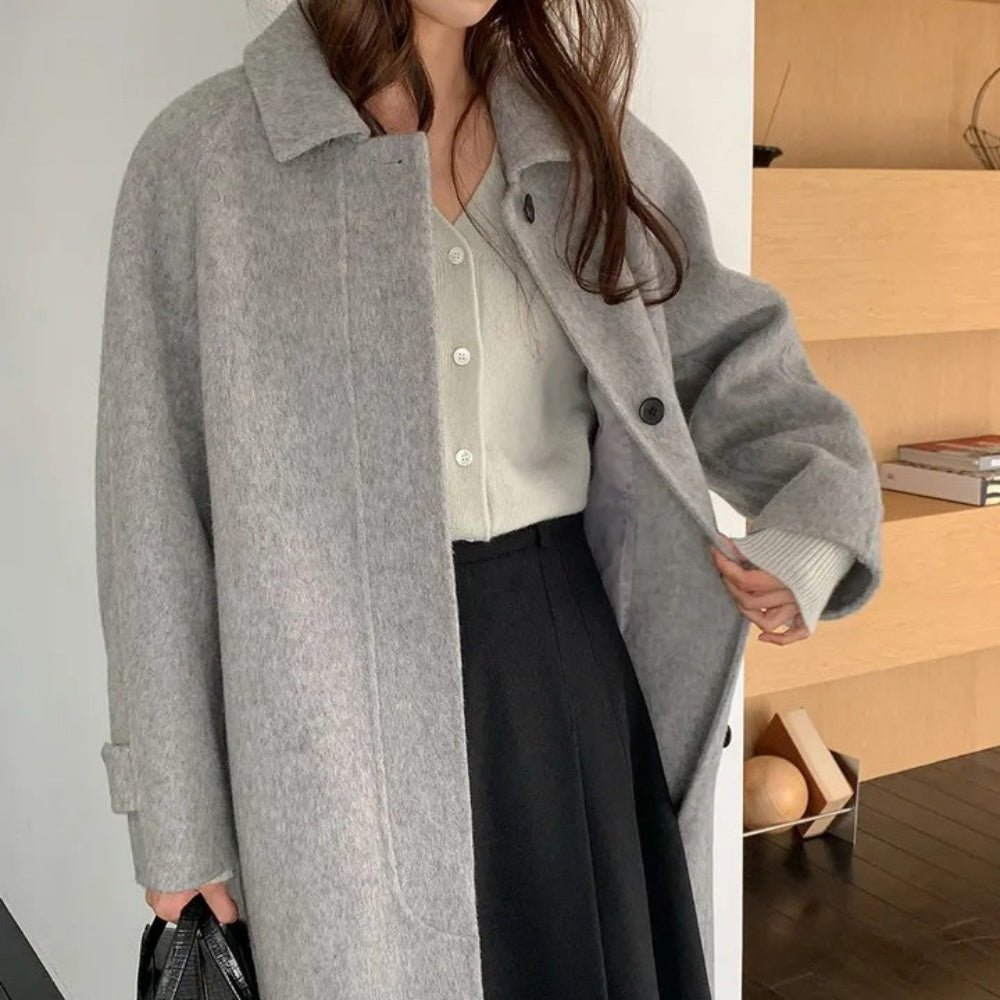 ステンカラーロングコート|オフィスカジュアル レディース 通販【ミレジェネ】