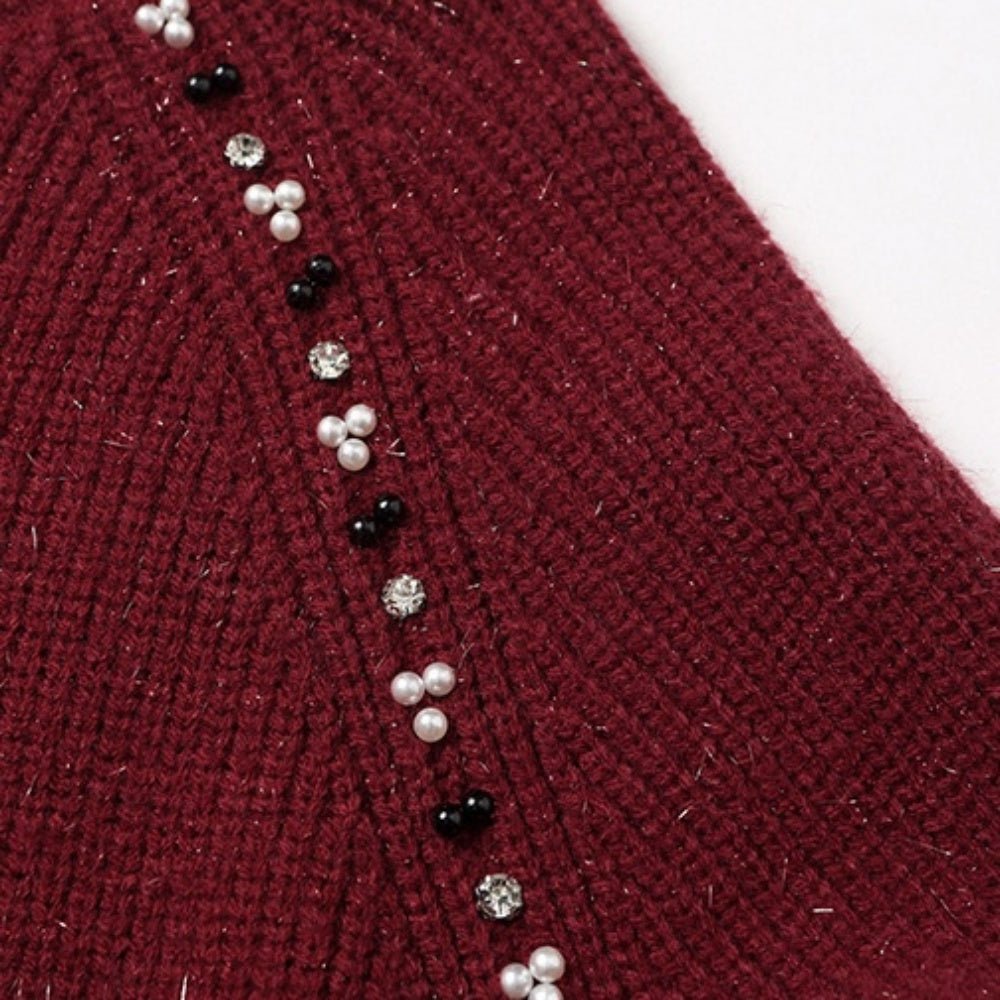 装飾付ニットワンピース|オフィスカジュアル レディース 通販【ミレジェネ】