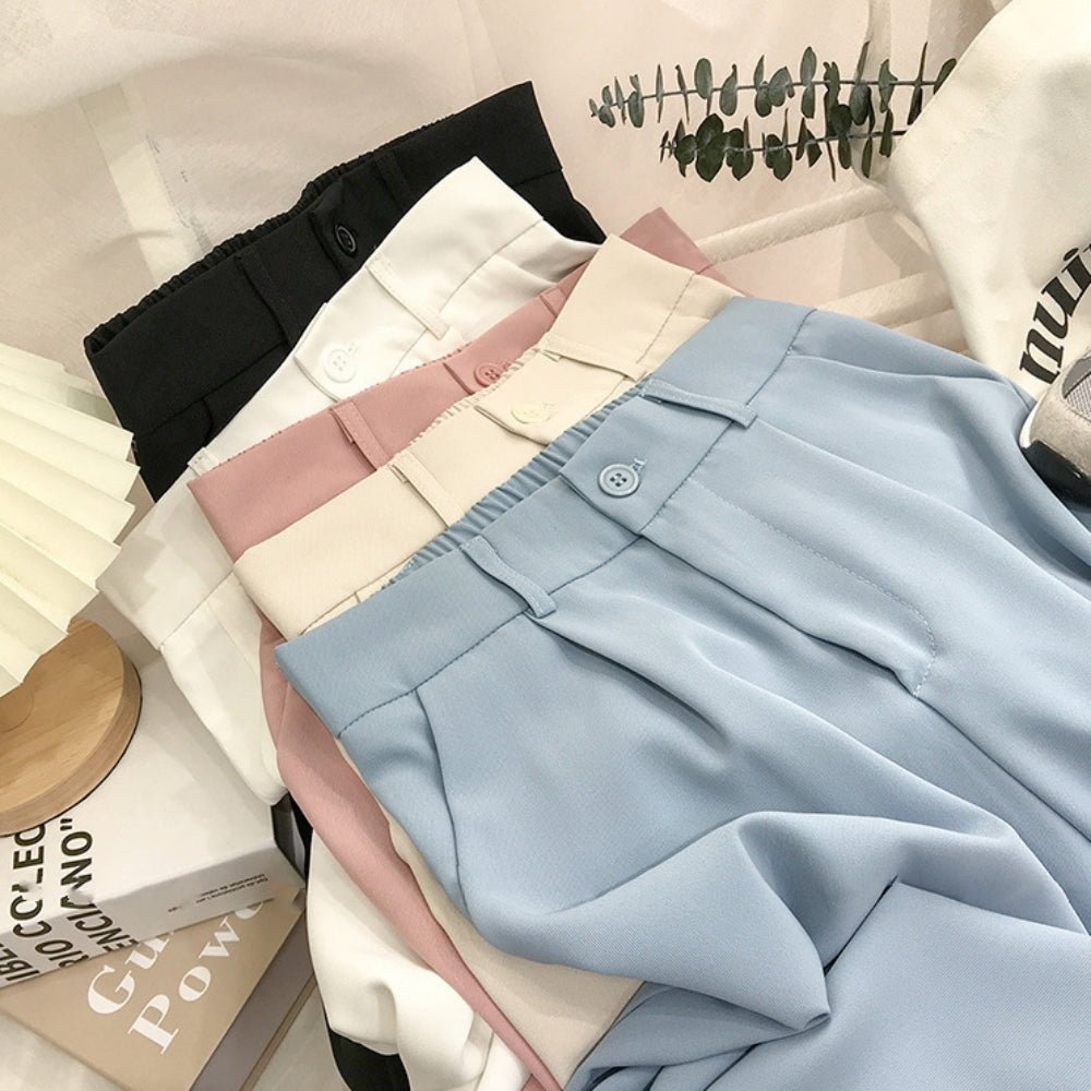 春カラーストレートパンツ|オフィスカジュアル レディース 通販【ミレジェネ】