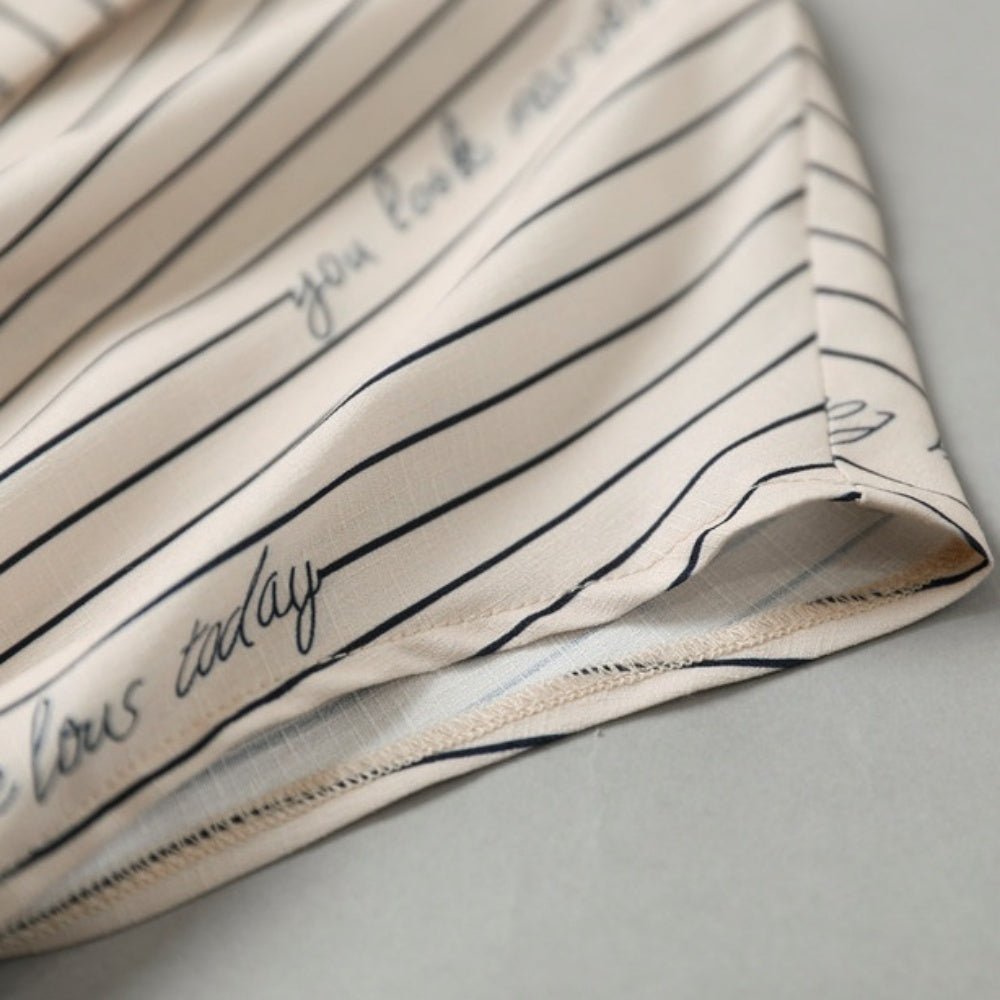 英字プリントシャツワンピース|オフィスカジュアル レディース 通販【ミレジェネ】