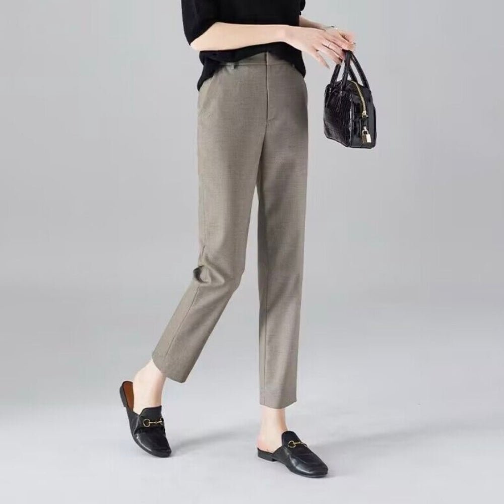 九分丈ストレートパンツ|オフィスカジュアル レディース 通販【ミレジェネ】