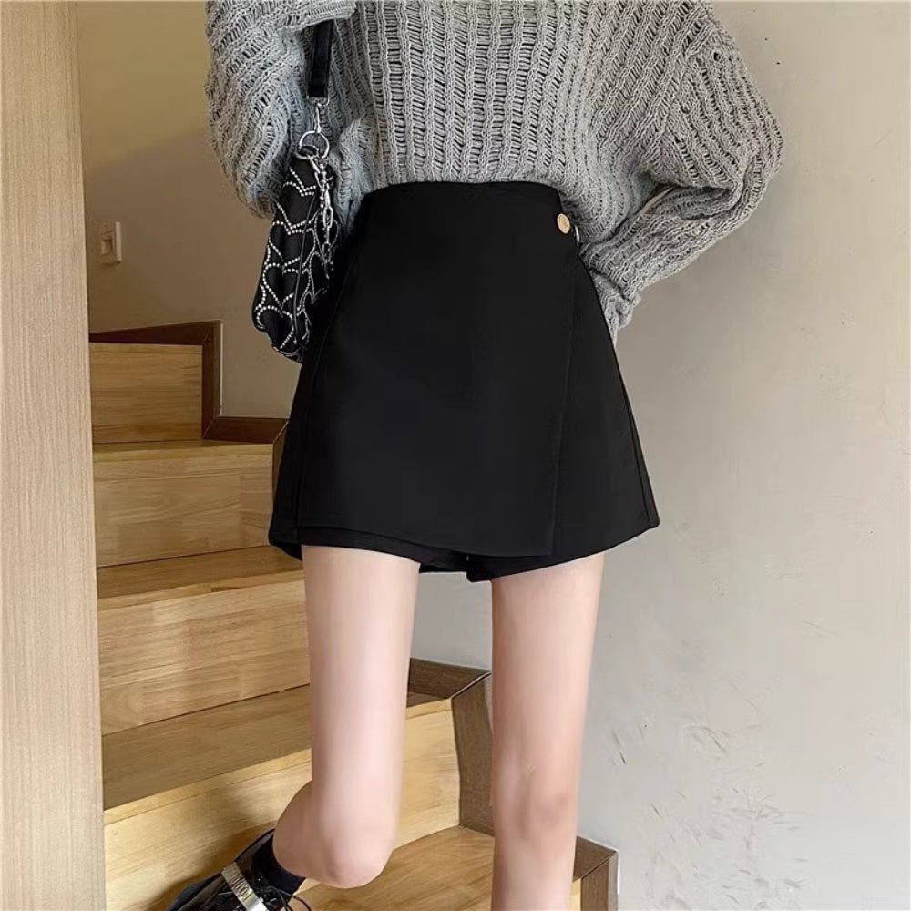 ラップフロントショートパンツ|オフィスカジュアル レディース 通販【ミレジェネ】