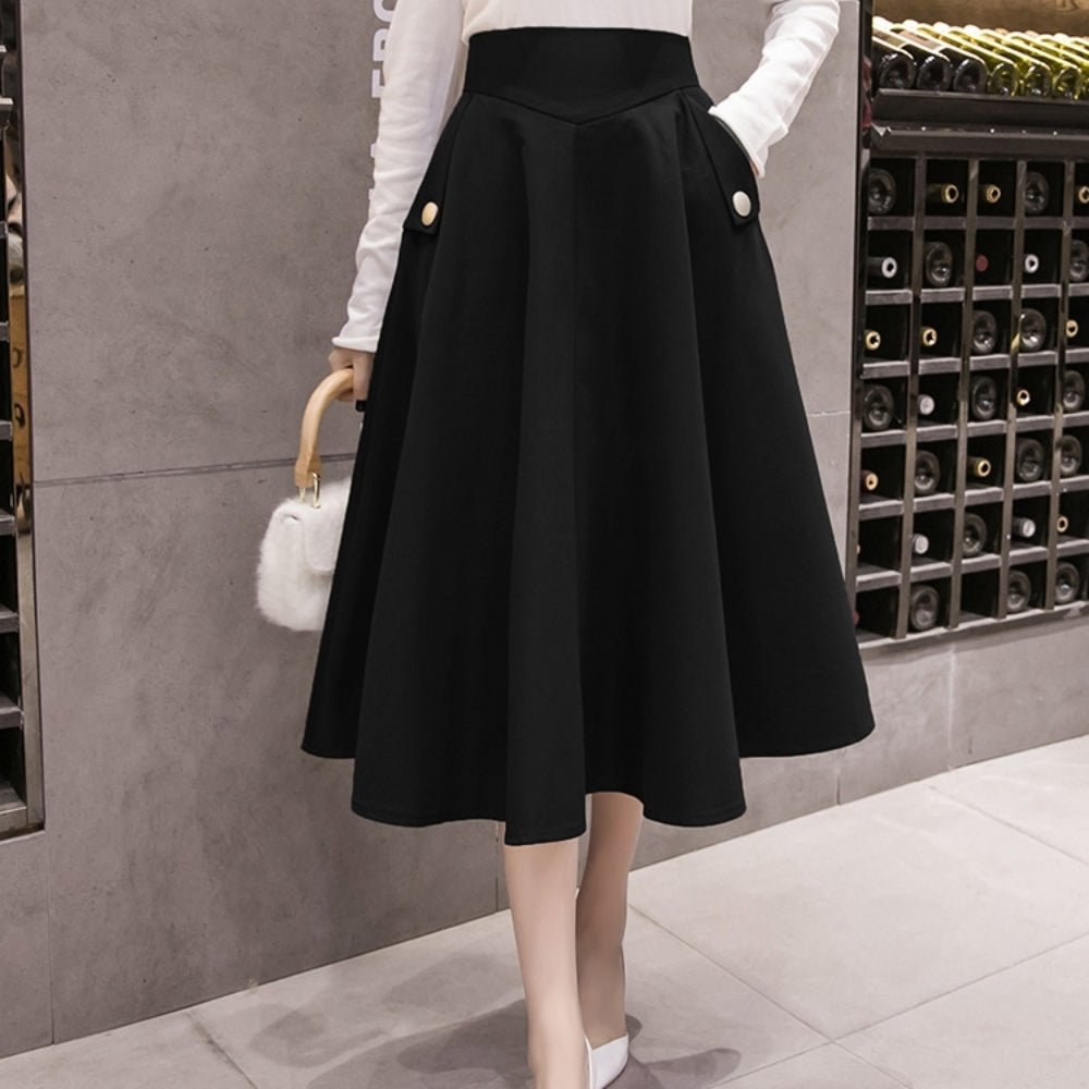 ボールガウンミドル丈スカート|オフィスカジュアル レディース 通販【ミレジェネ】