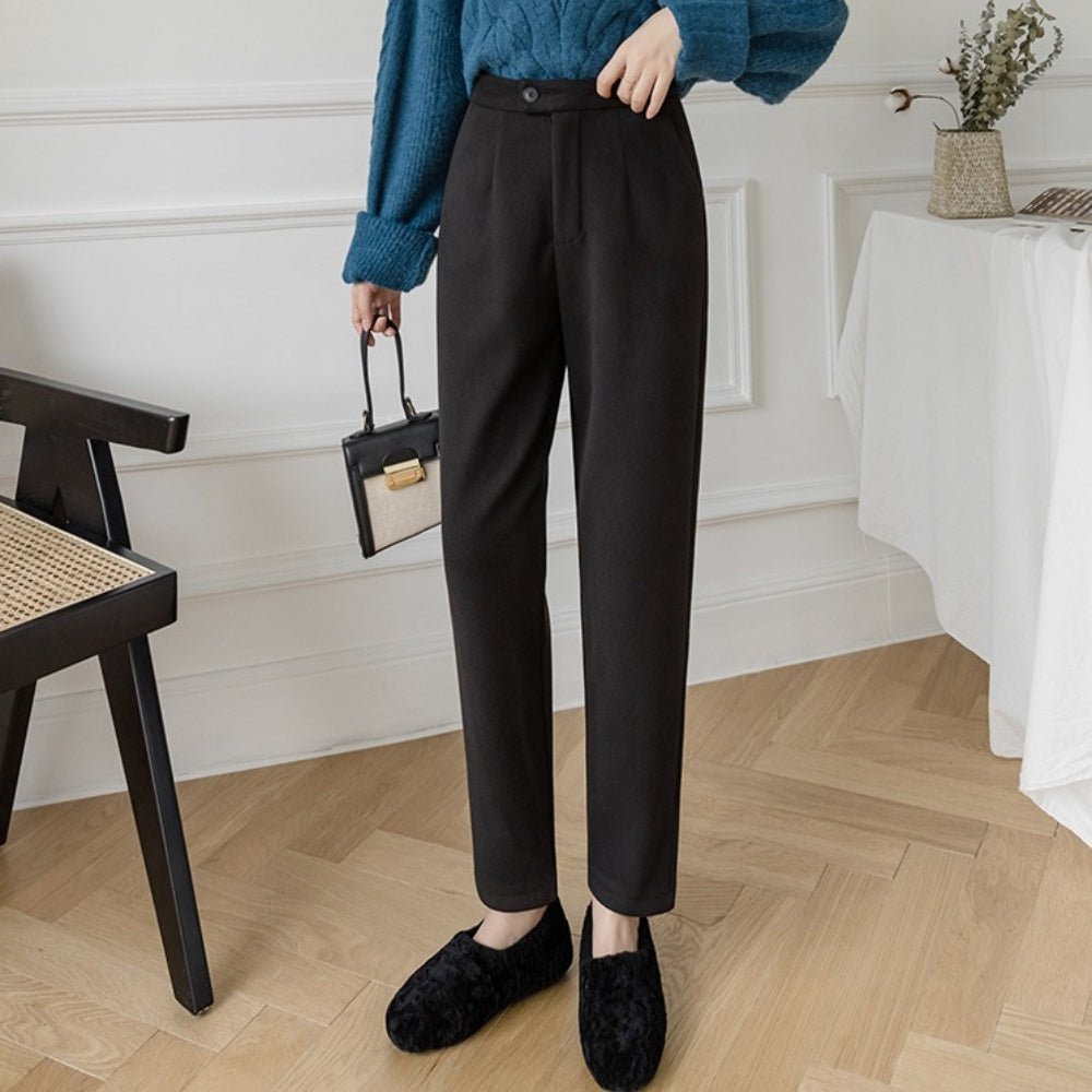 テーパードタックパンツ|オフィスカジュアル レディース 通販【ミレジェネ】