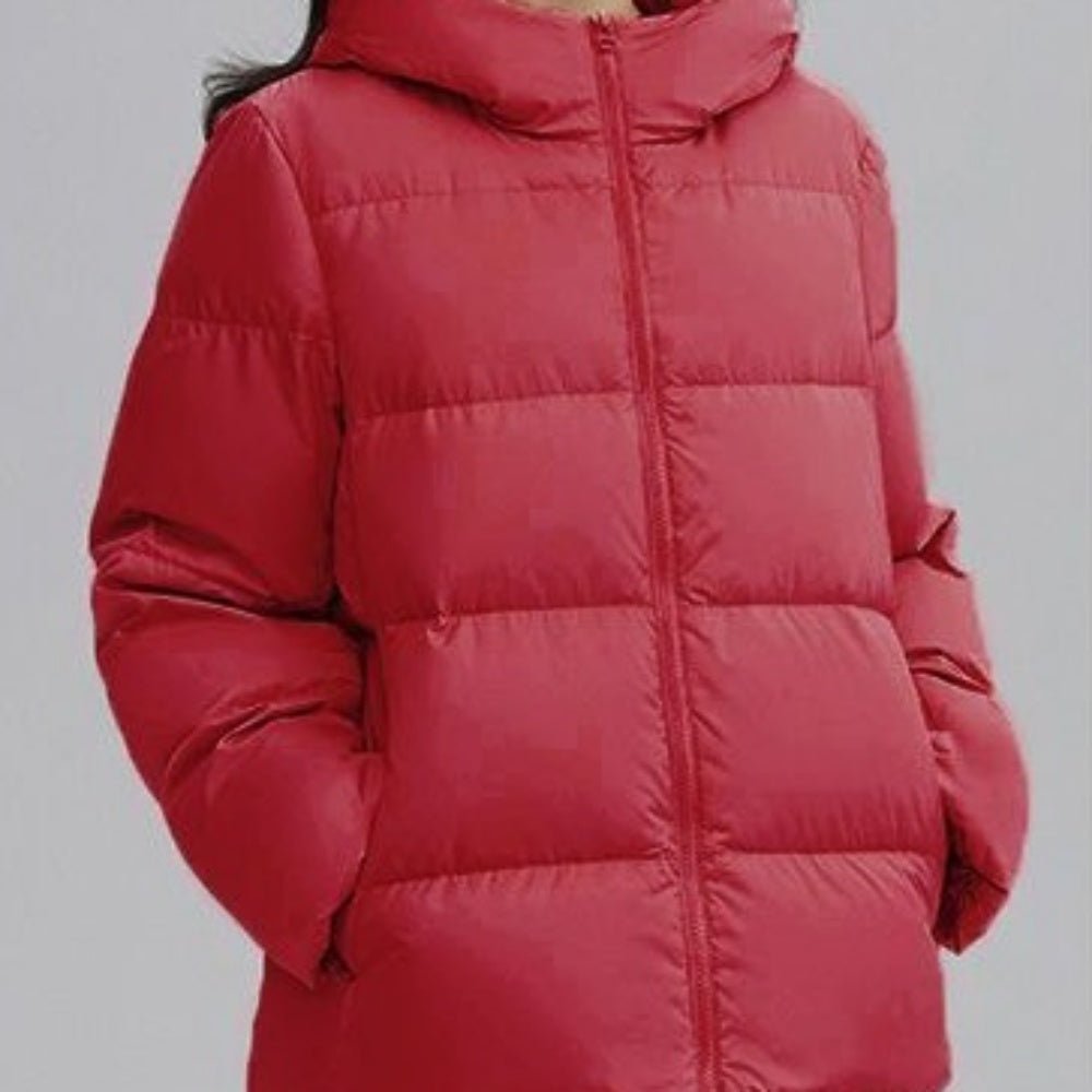 フード付きショートダウンジャケット|オフィスカジュアル レディース 通販【ミレジェネ】