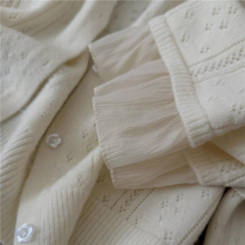 シアーフリルヘムニットアンサンブル|オフィスカジュアル レディース 通販【ミレジェネ】