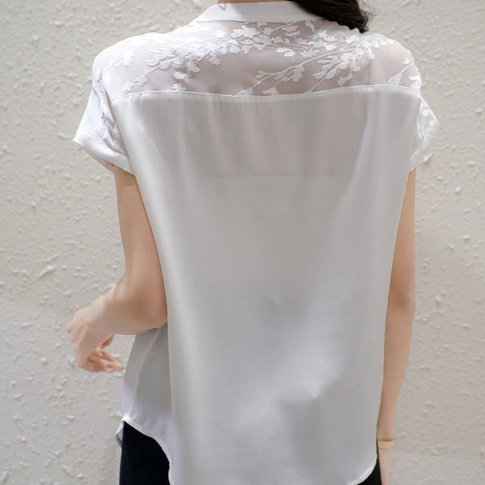 キーカラーレーストップス|オフィスカジュアル レディース 通販【ミレジェネ】