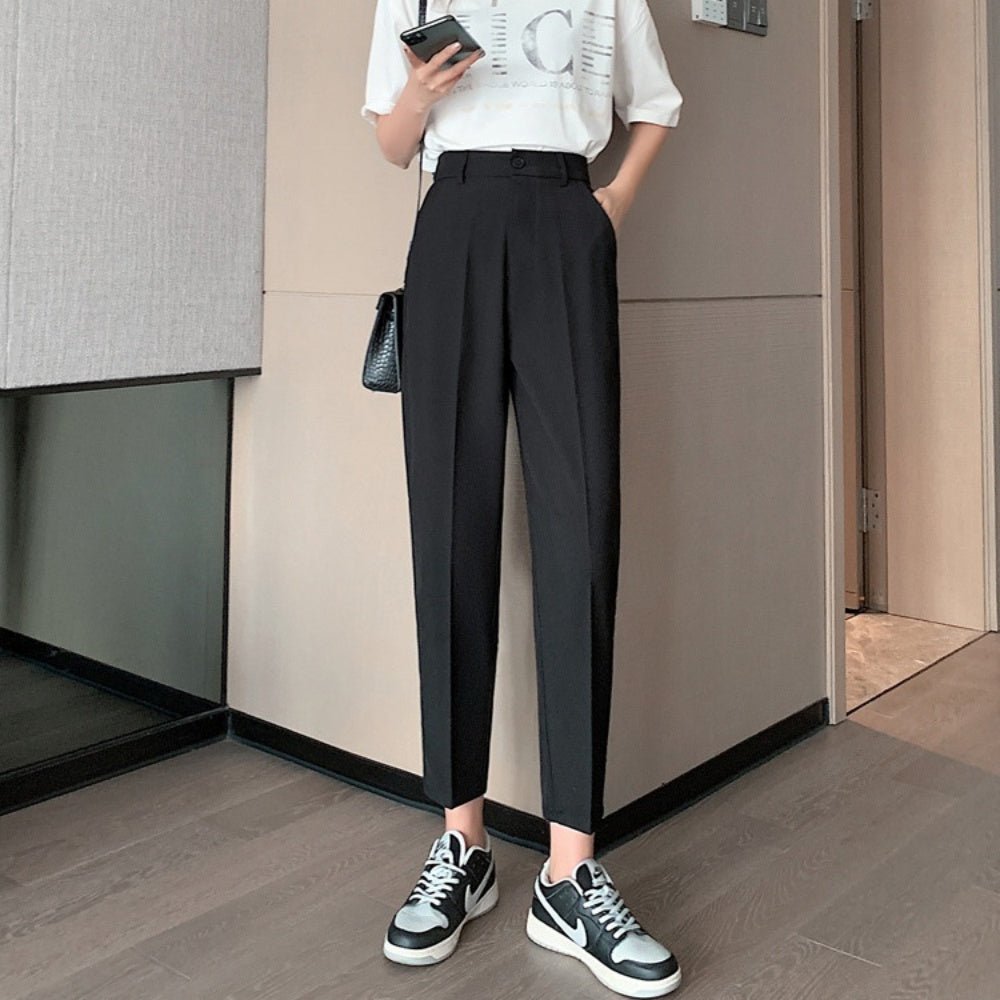 <即納>センタープレステーパードパンツ|オフィスカジュアル レディース 通販【ミレジェネ】