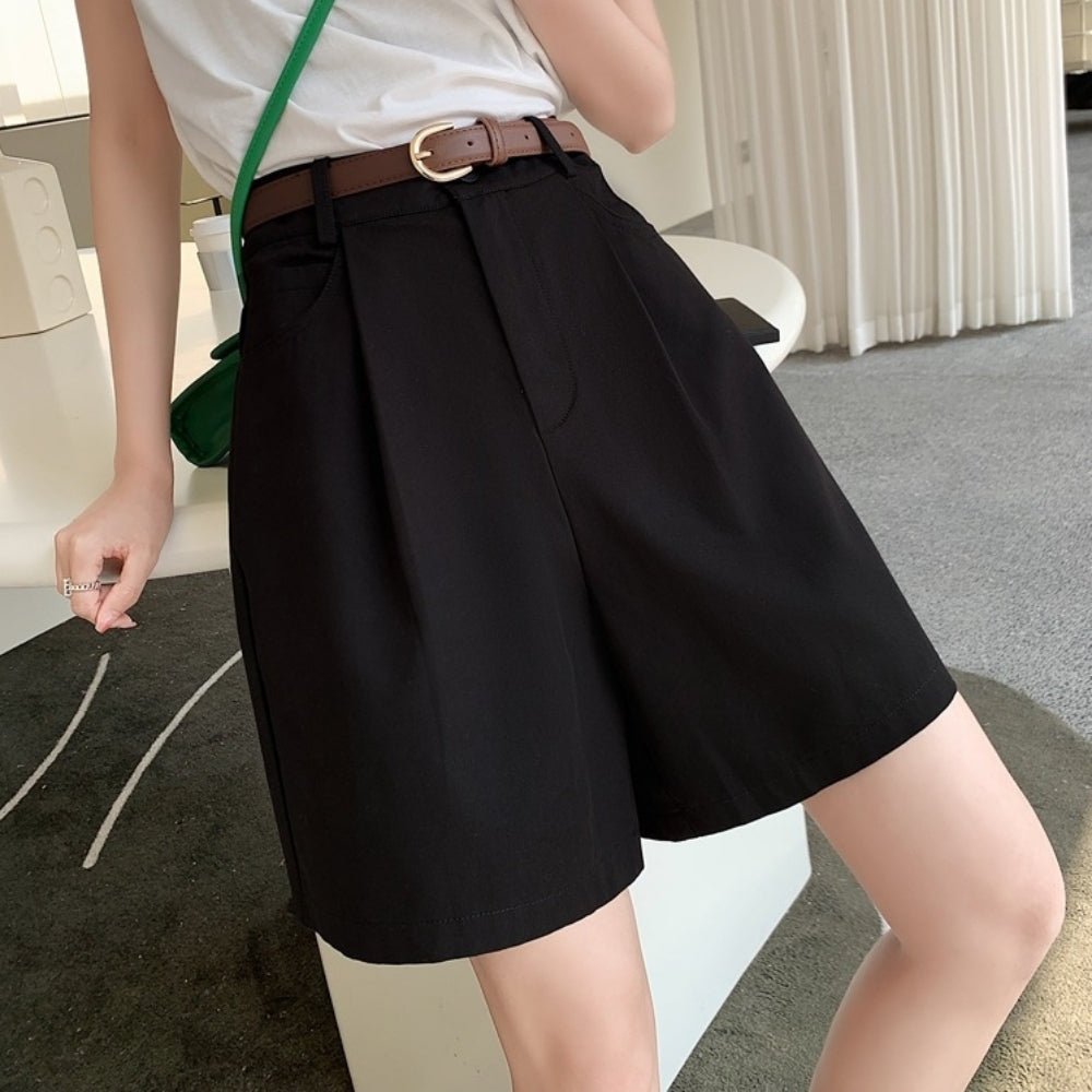 コットンリネンハーフパンツ|オフィスカジュアル レディース 通販【ミレジェネ】