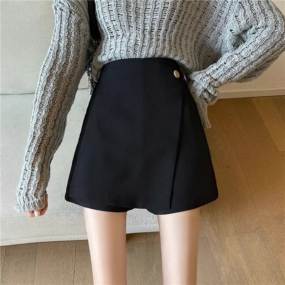 ラップフロントショートパンツ|オフィスカジュアル レディース 通販【ミレジェネ】