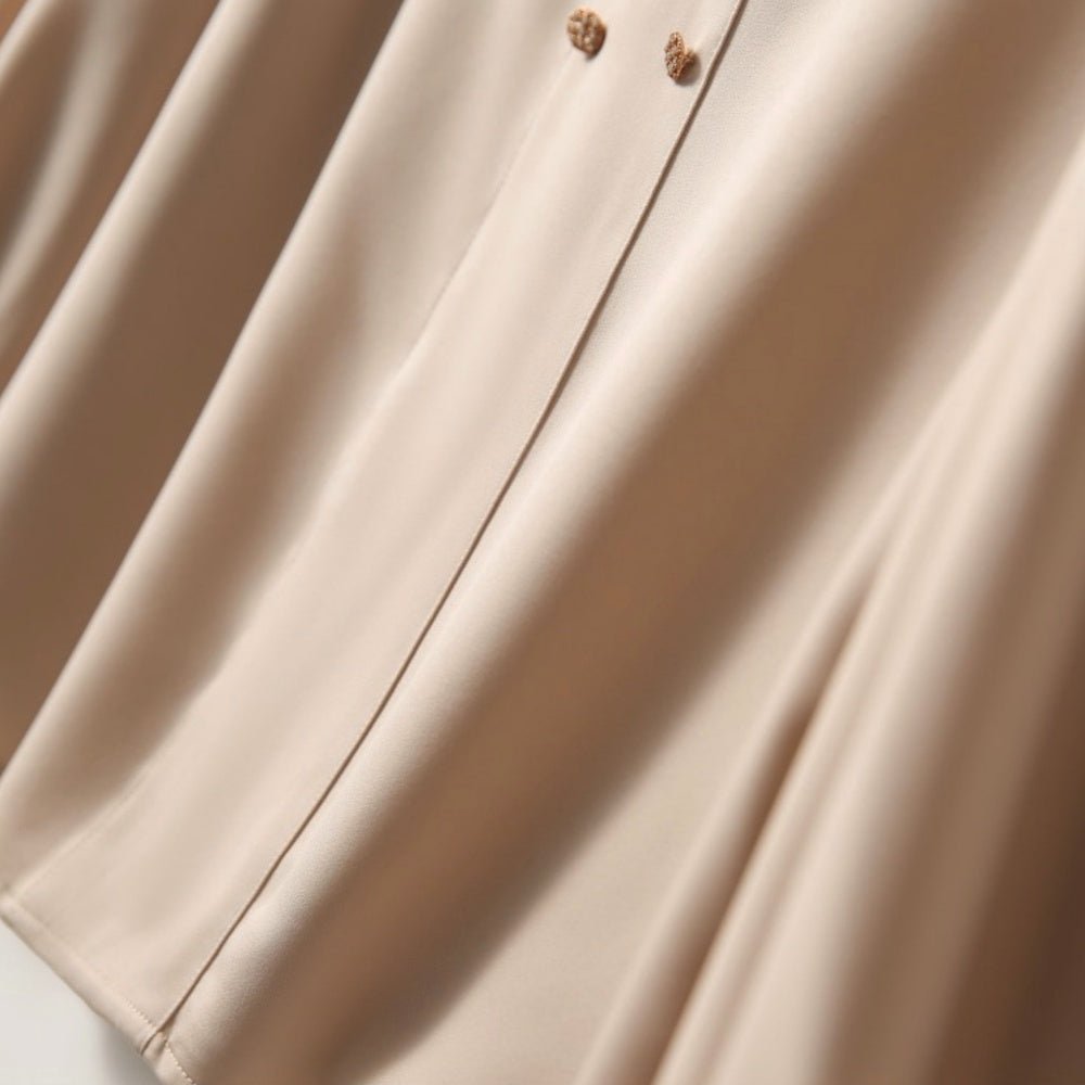 装飾付ショールカラーブラウス|オフィスカジュアル レディース 通販【ミレジェネ】