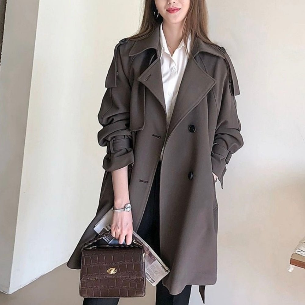 ラグランモードトレンチコート|オフィスカジュアル レディース 通販【ミレジェネ】