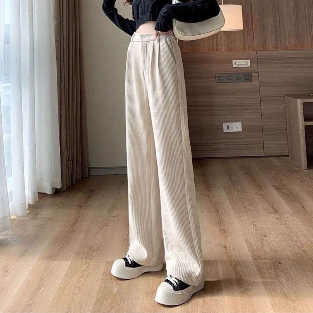 コーデュロイストレートパンツ|オフィスカジュアル レディース 通販【ミレジェネ】