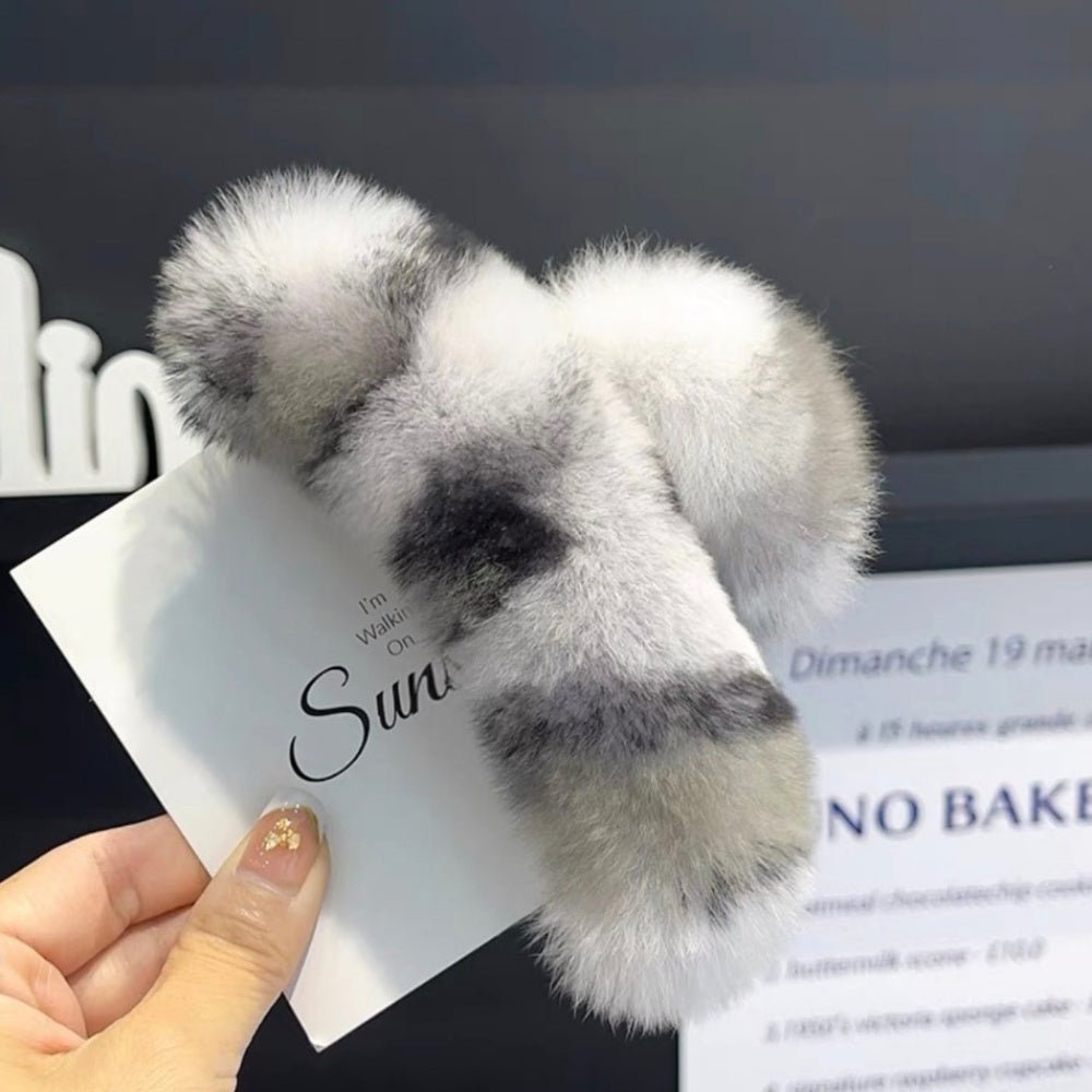 ファーヘアクリップ|オフィスカジュアル レディース 通販【ミレジェネ】