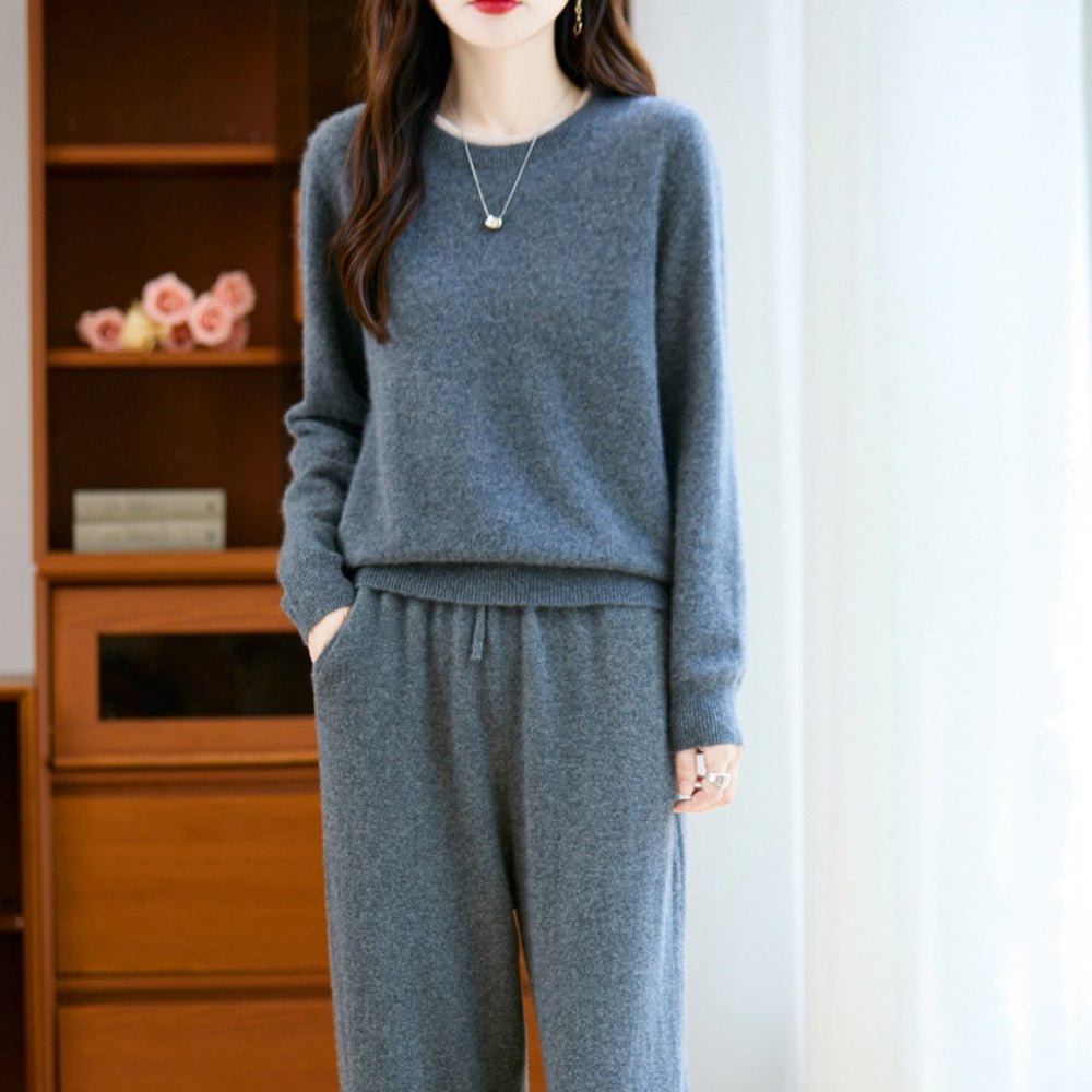 首元バイカラーニット|オフィスカジュアル レディース 通販【ミレジェネ】