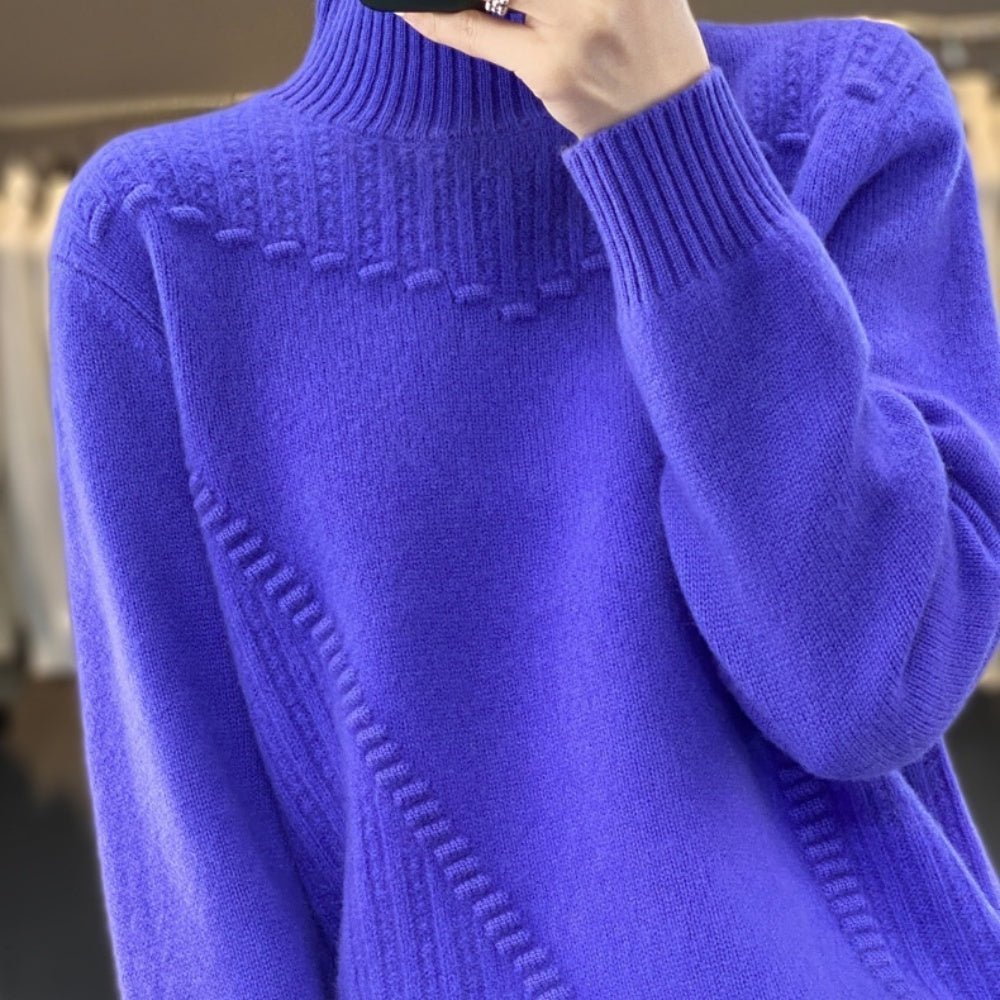 ハイネックニットセーター|オフィスカジュアル レディース 通販 Millennial Generation【ミレジェネ】