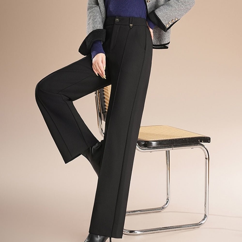 ハイウエストワイドストレートパンツ|オフィスカジュアル レディース 通販【ミレジェネ】