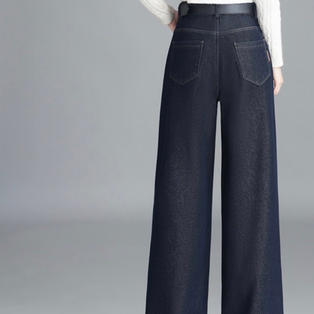 裏起毛キレイめデニム|オフィスカジュアル レディース 通販【ミレジェネ】