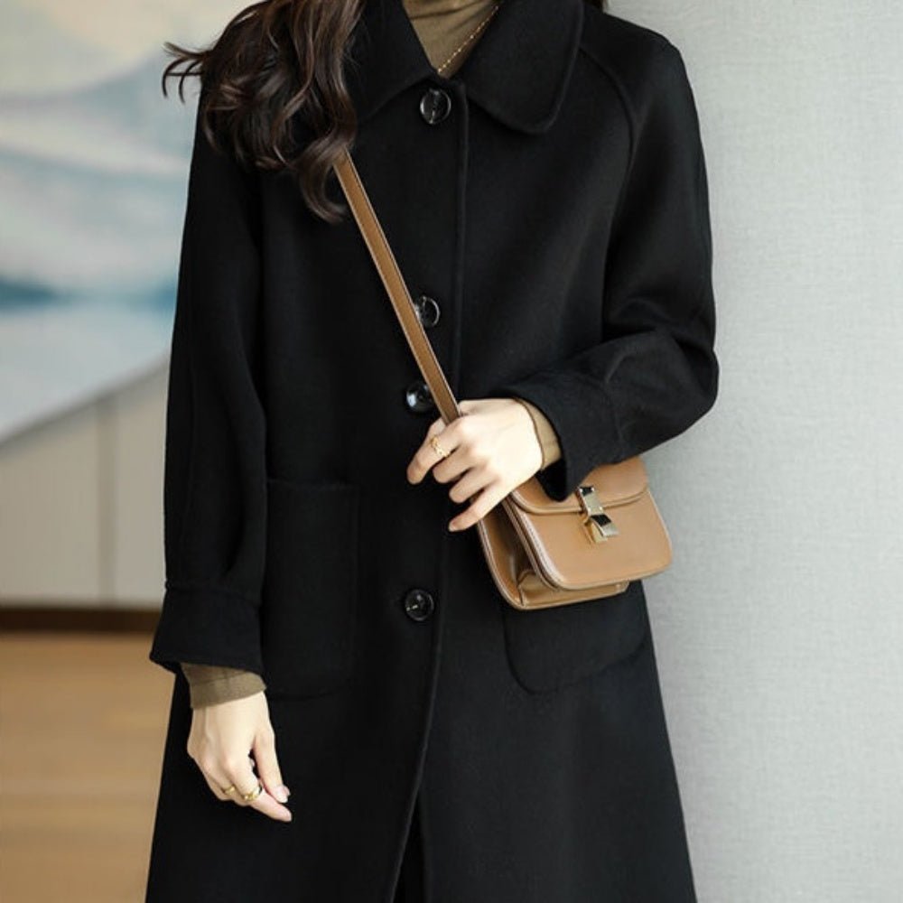 デザイン配置ボタンステンカラーコート|オフィスカジュアル レディース 通販【ミレジェネ】