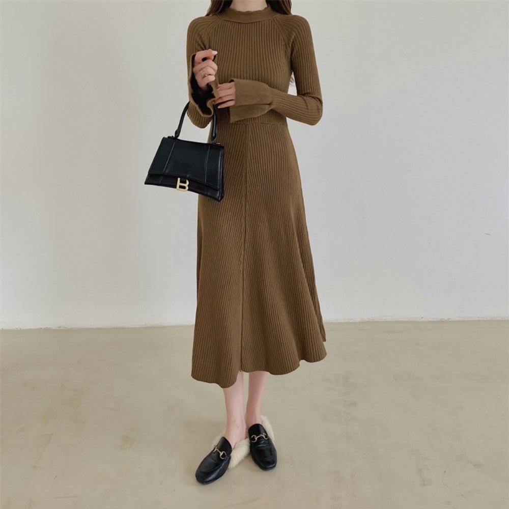 フレアスリーブニットワンピース|オフィスカジュアル レディース 通販【ミレジェネ】