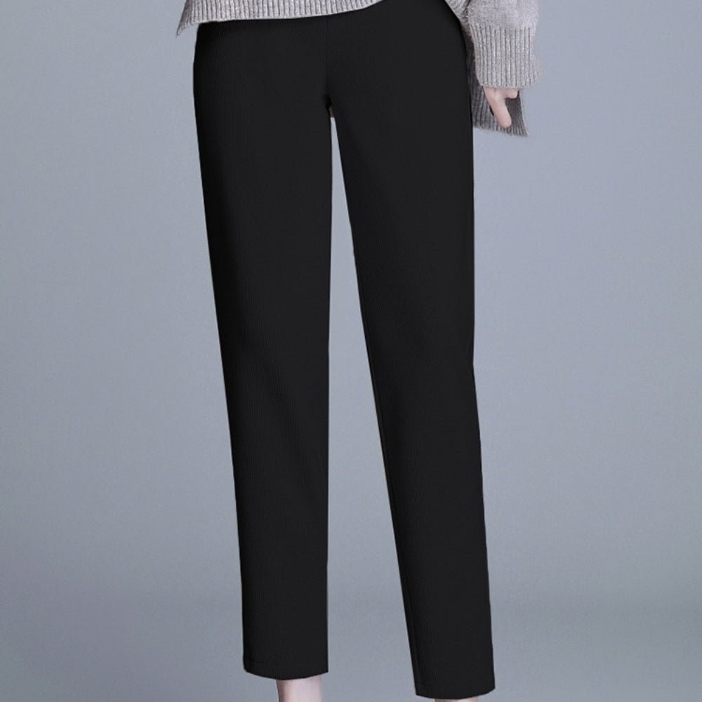 コーデュロイストレッチテーパードパンツ|オフィスカジュアル レディース 通販【ミレジェネ】