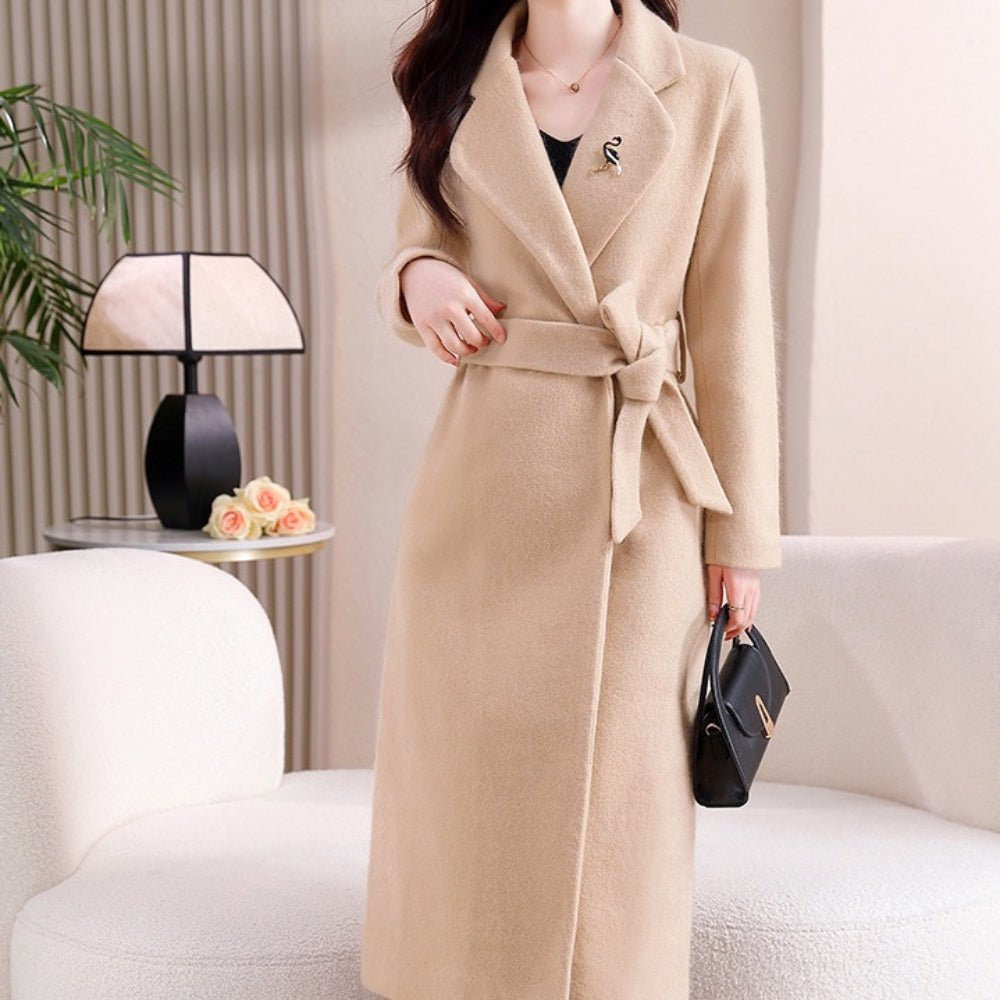 オフィスカジュアル 冬 ウエストマークチェスターコート ミレジェネ