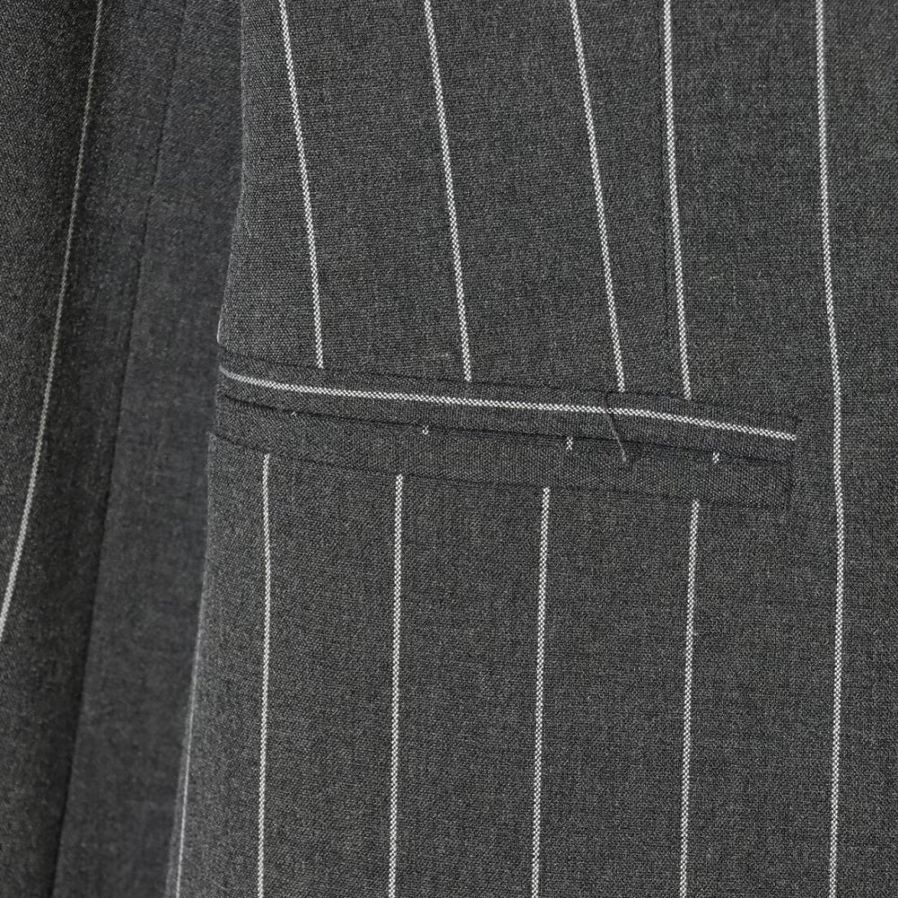 ピンストライプラップジャケット|オフィスカジュアル レディース 通販【ミレジェネ】