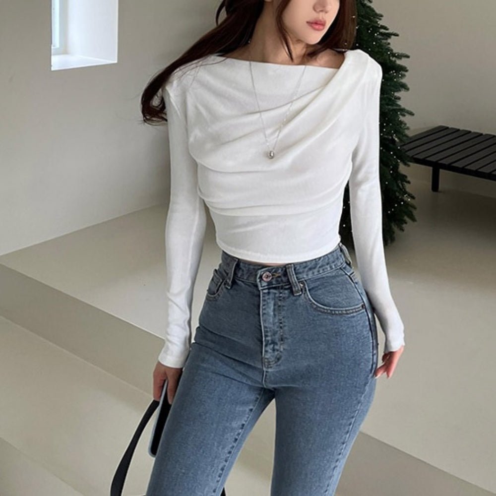 ドレープカットソー|オフィスカジュアル レディース 通販 Millennial Generation【ミレジェネ】