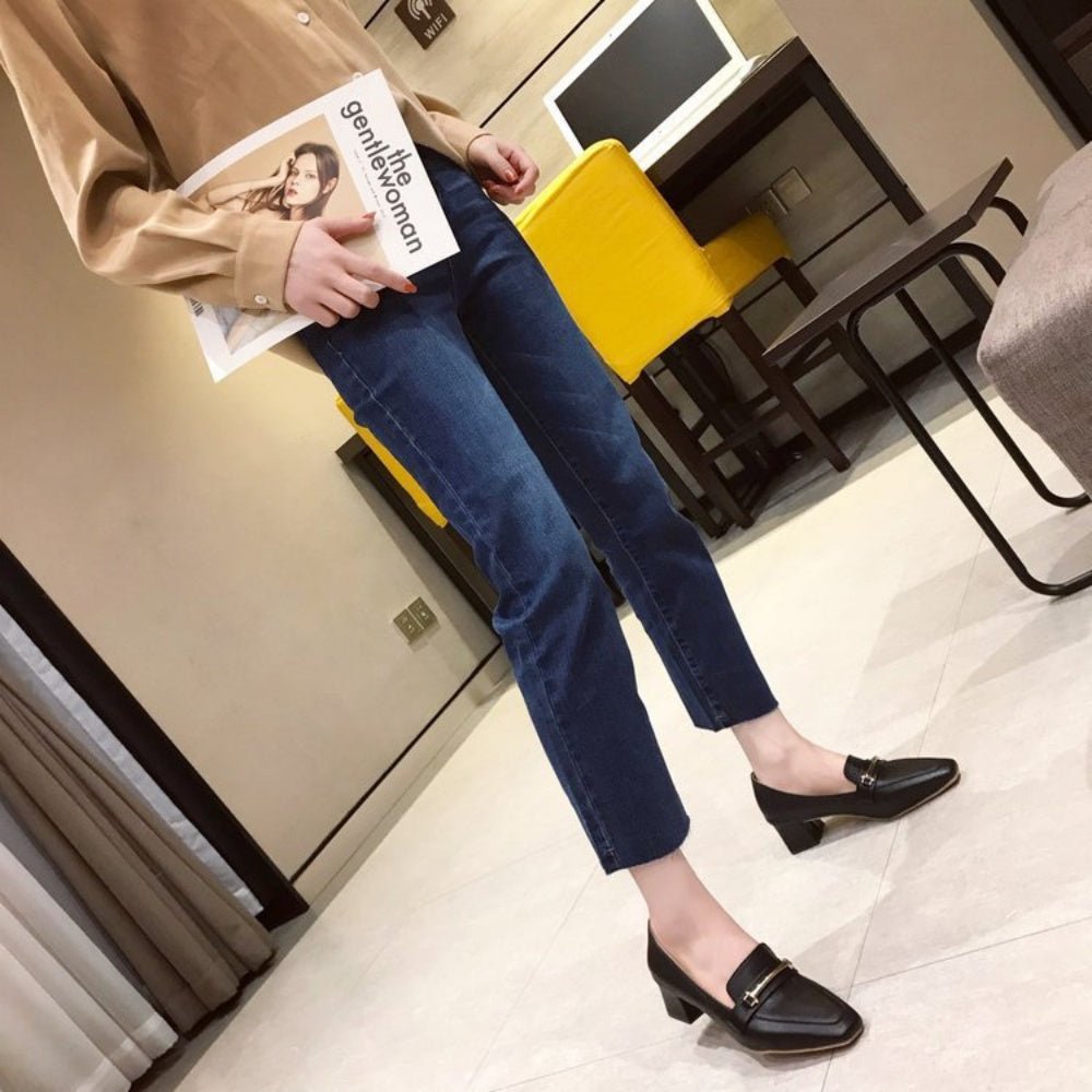 ビットヒールローファ|オフィスカジュアル レディース 通販【ミレジェネ】