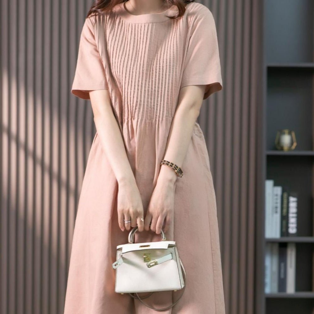 ピンタックワンピース|オフィスカジュアル レディース 通販【ミレジェネ】