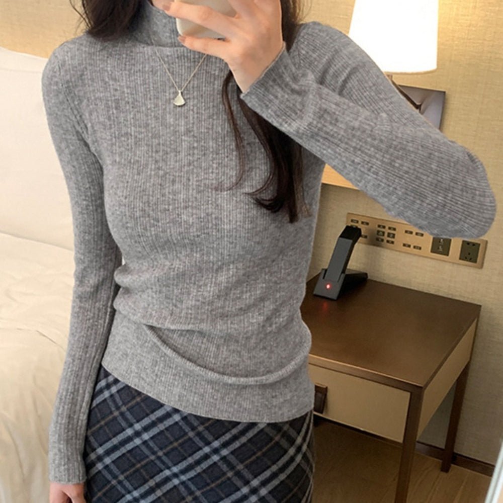 タートル無地ニット|オフィスカジュアル レディース 通販 Millennial Generation【ミレジェネ】