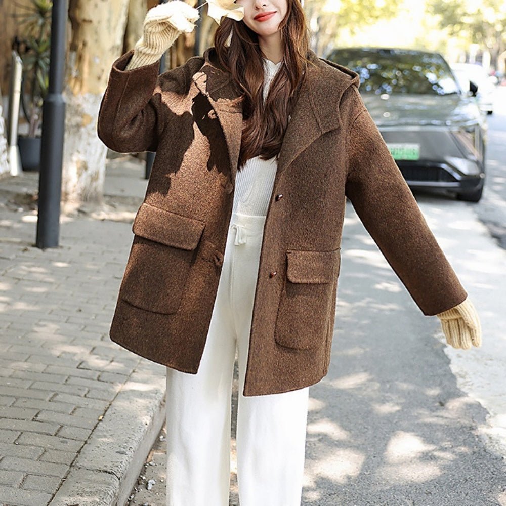 ビッグシルエットミドル丈コート|オフィスカジュアル レディース 通販 Millennial Generation【ミレジェネ】