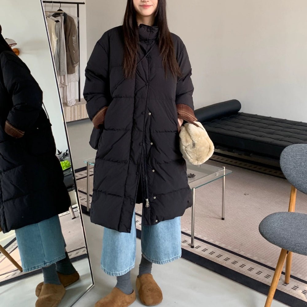 スタンド襟ダウンコート|オフィスカジュアル レディース 通販【ミレジェネ】