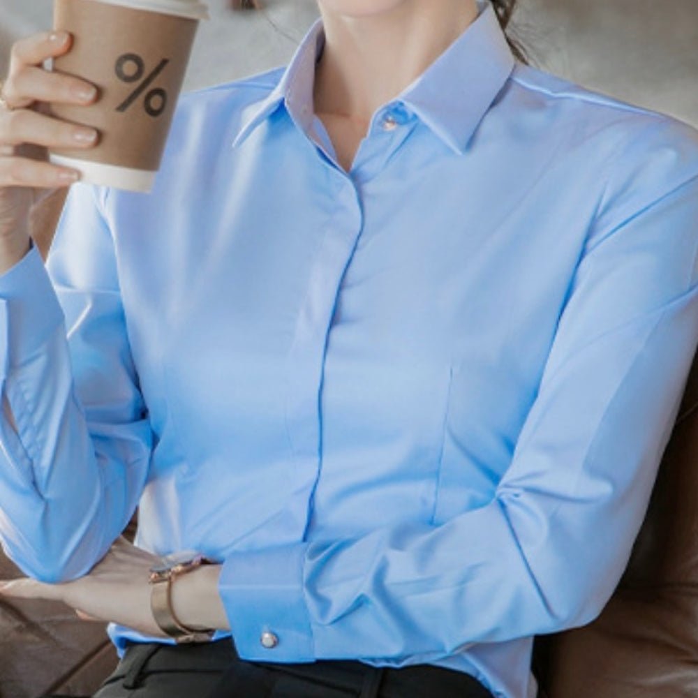 吸水速乾ストレッチシャツ|オフィスカジュアル レディース 通販【ミレジェネ】