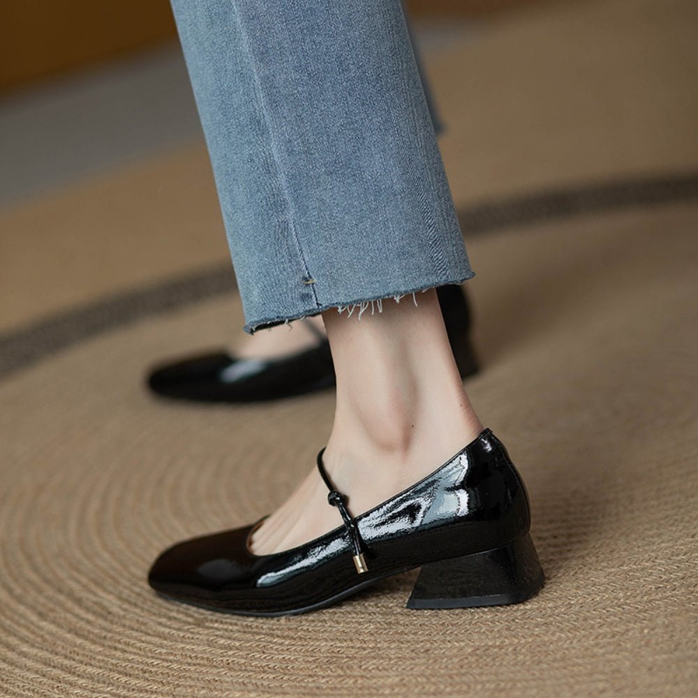 ナローストラップフラットパンプス|オフィスカジュアル レディース 通販【ミレジェネ】