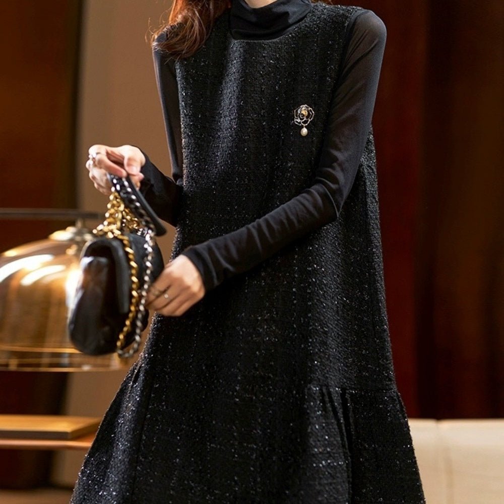 裙切替フレアジャンパースカート|オフィスカジュアル レディース 通販【ミレジェネ】