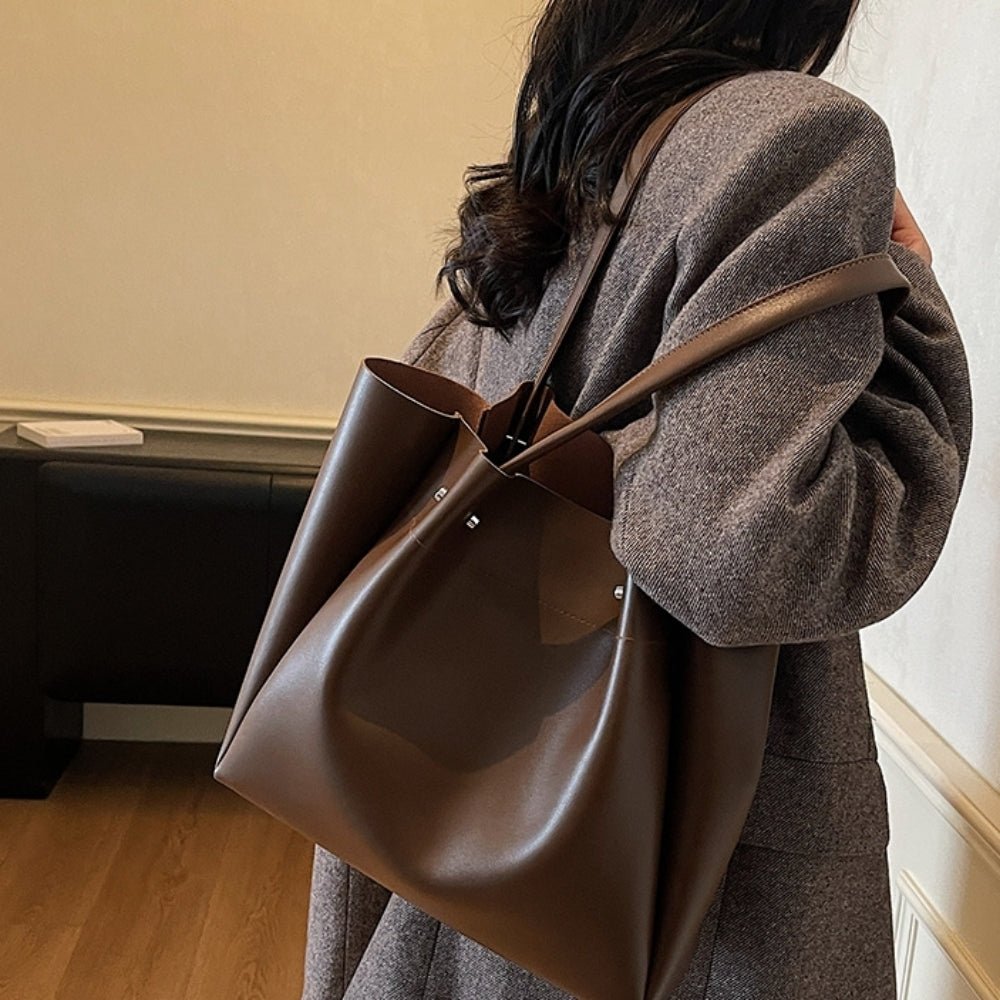 ソフトレザーショルダーバッグ|オフィスカジュアル レディース 通販【ミレジェネ】