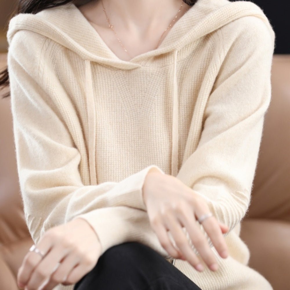 フード付きニット|オフィスカジュアル レディース 通販【ミレジェネ】