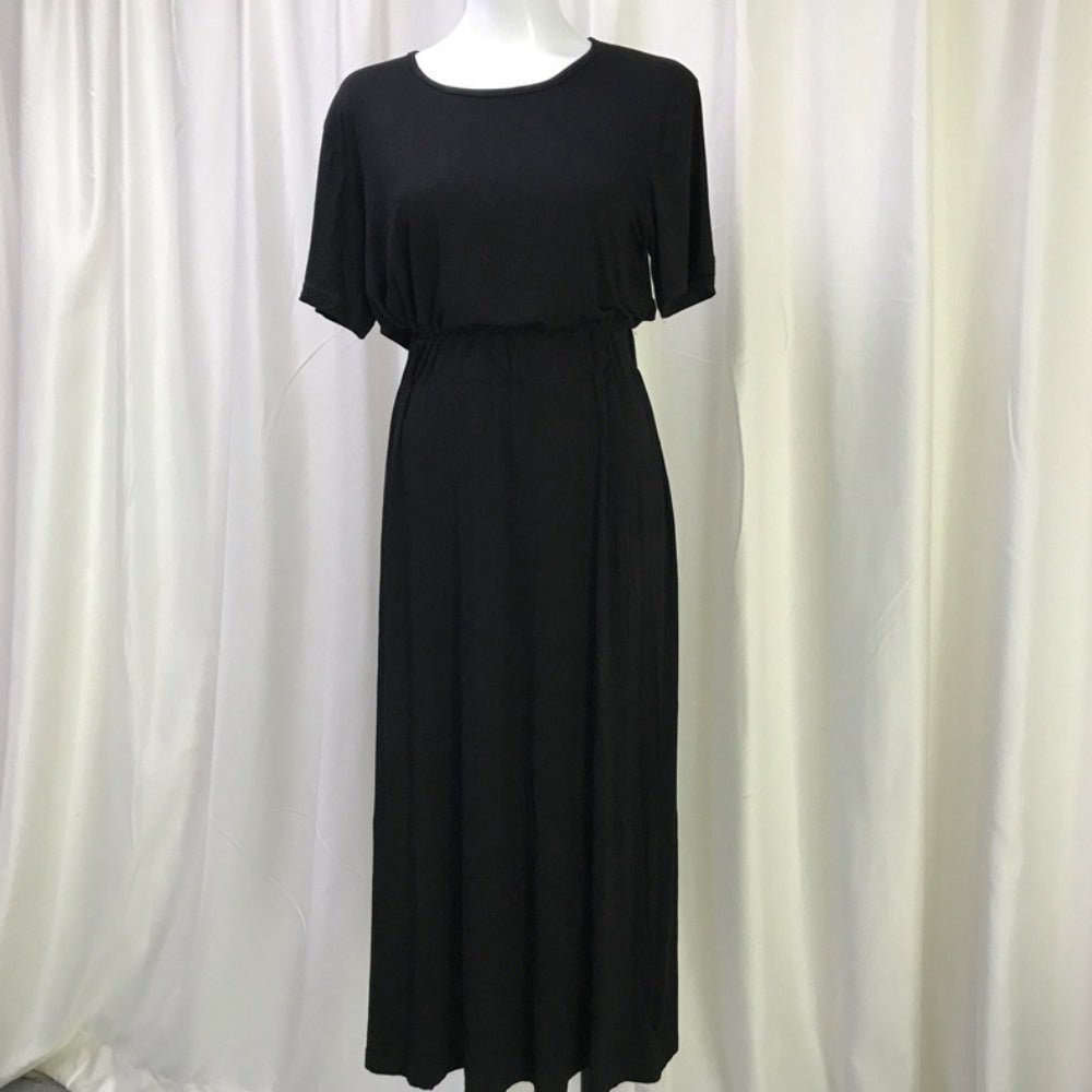 ウエストギャザーロングワンピース|オフィスカジュアル レディース 通販【ミレジェネ】