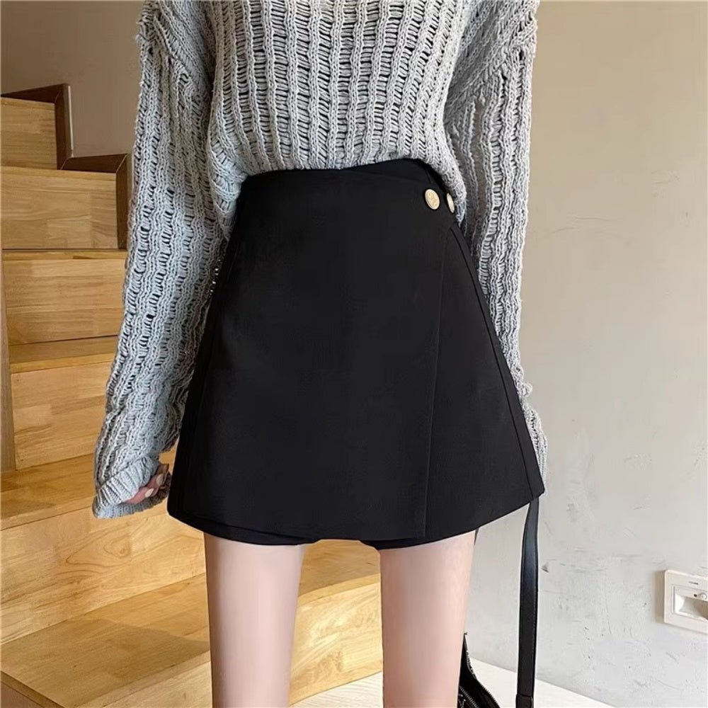 ラップフロントショートパンツ|オフィスカジュアル レディース 通販【ミレジェネ】